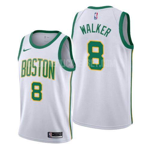 men's boston celtics kemba walker 8 white city edition replica jersey