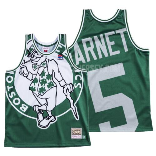 men's boston celtics kevin garnett 5 green big face replica jersey