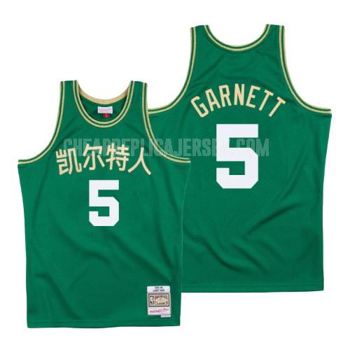men's boston celtics kevin garnett 5 green chinese new year replica jersey