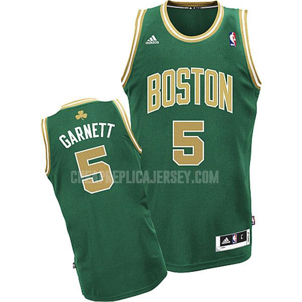 men's boston celtics kevin garnett 5 green patricks day replica jersey