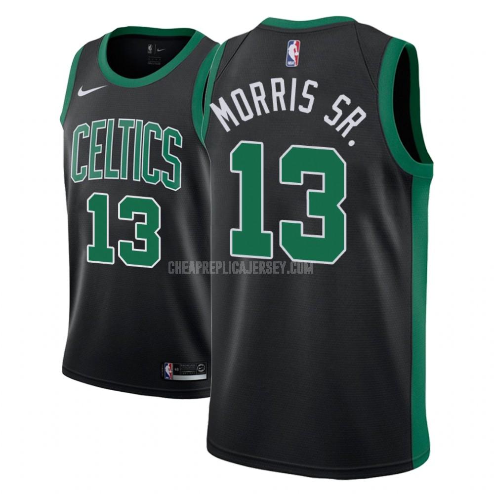 men's boston celtics marcus morris 13 black statement replica jersey