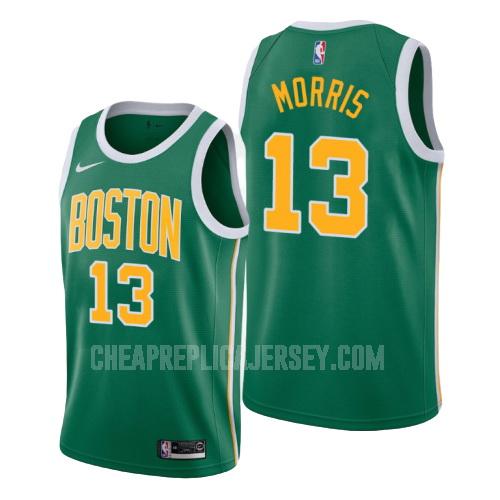 men's boston celtics marcus morris 13 green earned edition replica jersey
