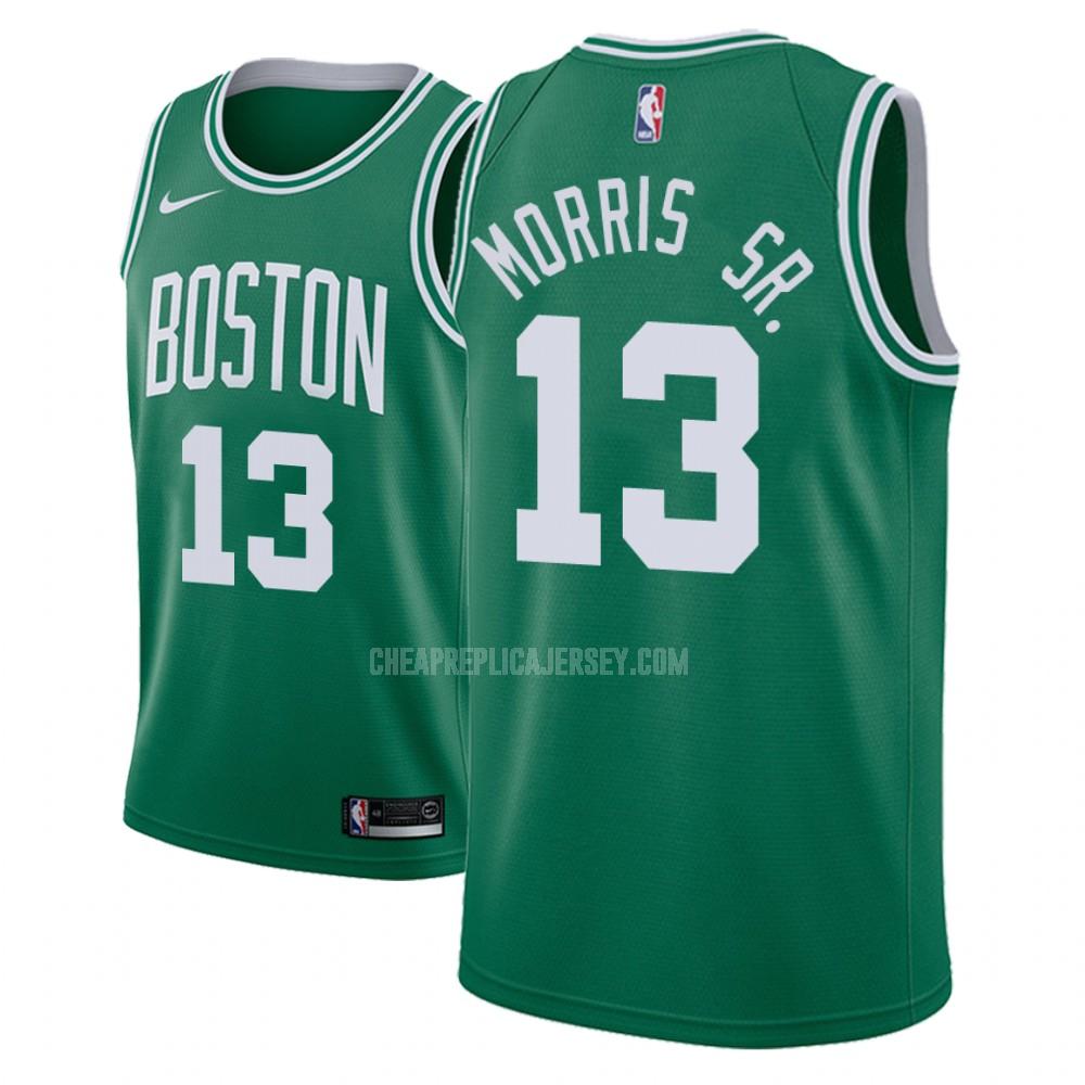 men's boston celtics marcus morris 13 green icon replica jersey