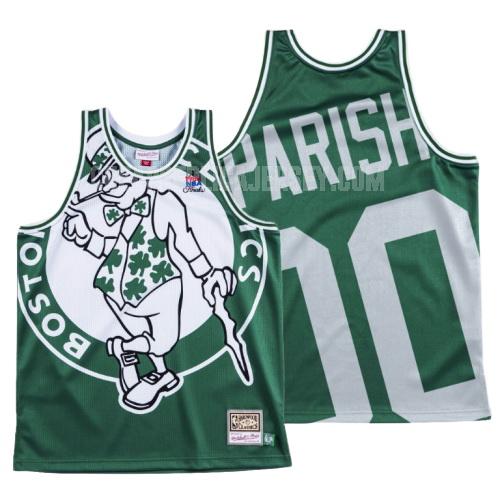men's boston celtics robert parish 0 green big face replica jersey