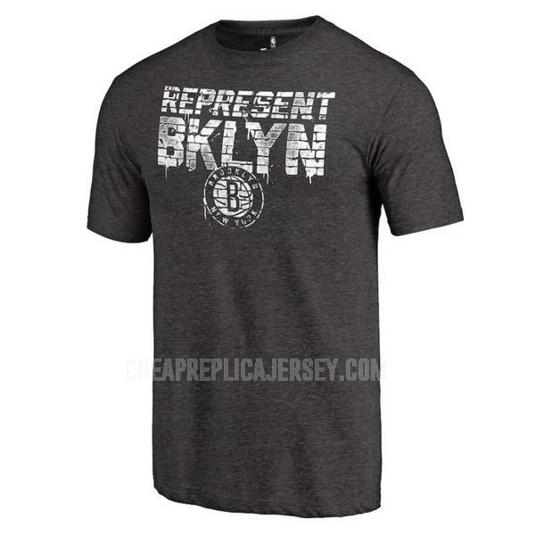 men's brooklyn nets dark grey 417a22 t-shirt