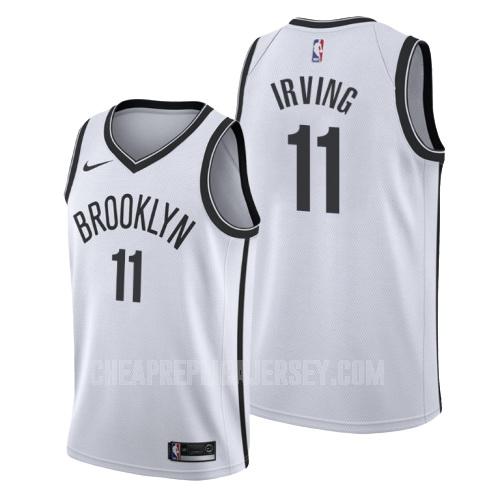 men's brooklyn nets kyrie irving 11 white association replica jersey