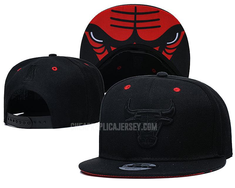 men's chicago bulls black ne52 basketball hat