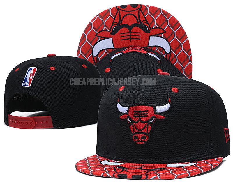 men's chicago bulls black ne65 basketball hat