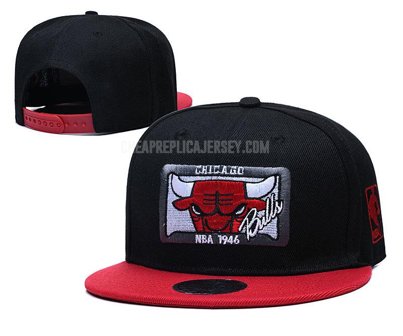 men's chicago bulls black ne75 basketball hat
