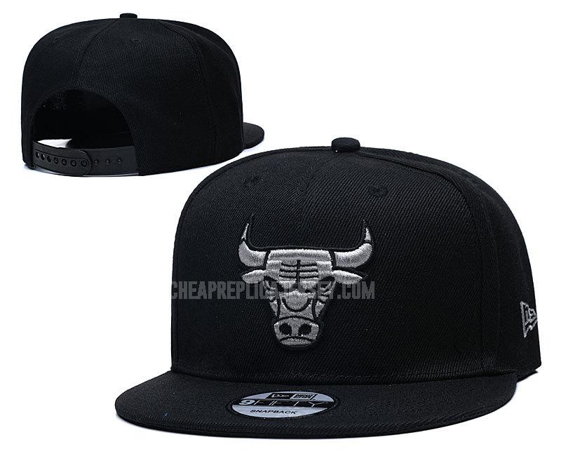 men's chicago bulls black ne76 basketball hat