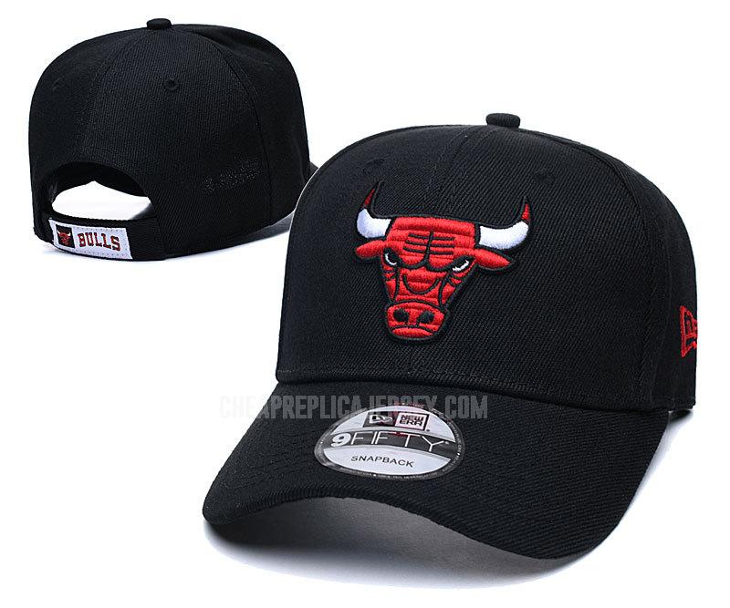 men's chicago bulls black ne77 basketball hat