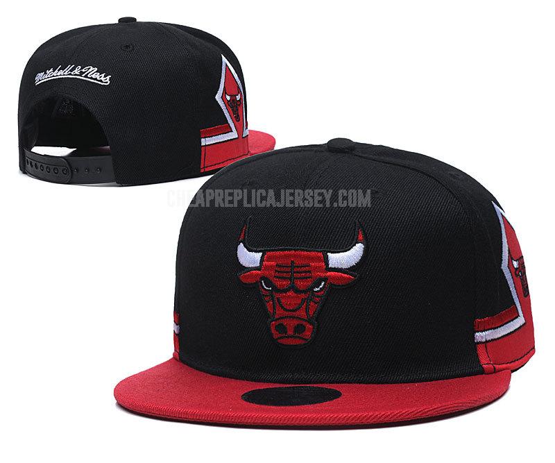 men's chicago bulls black ne78 basketball hat