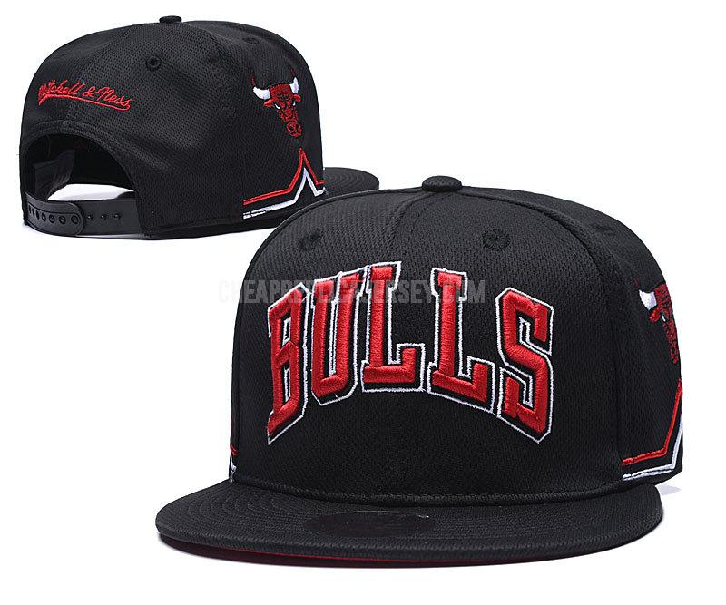 men's chicago bulls black ne82 basketball hat