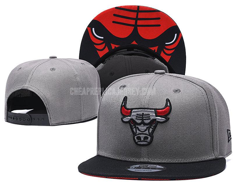 men's chicago bulls gray ne51 basketball hat