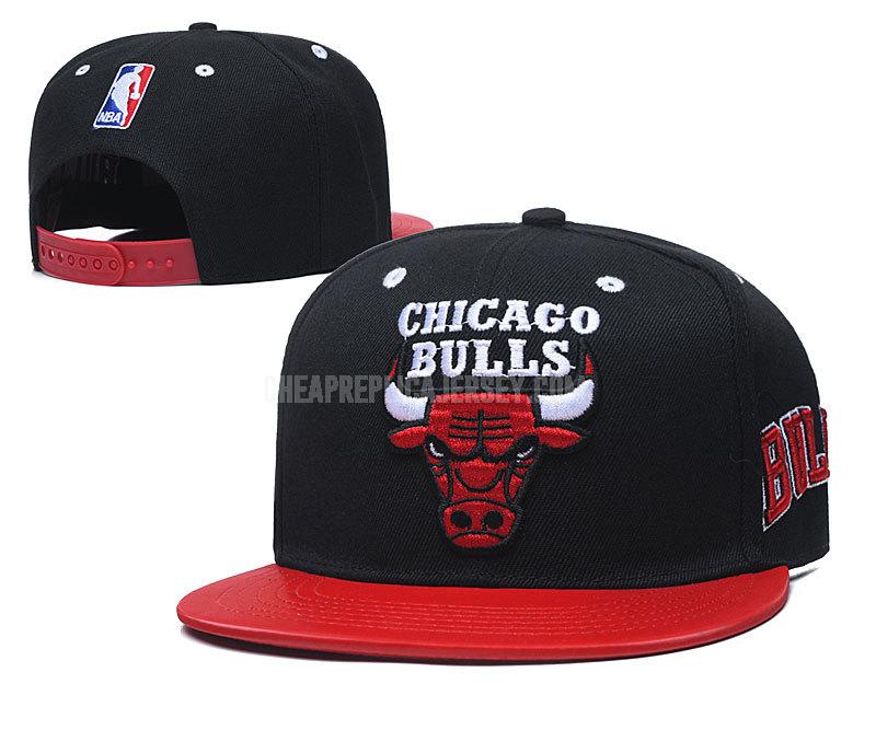 men's chicago bulls red-black ne55 basketball hat