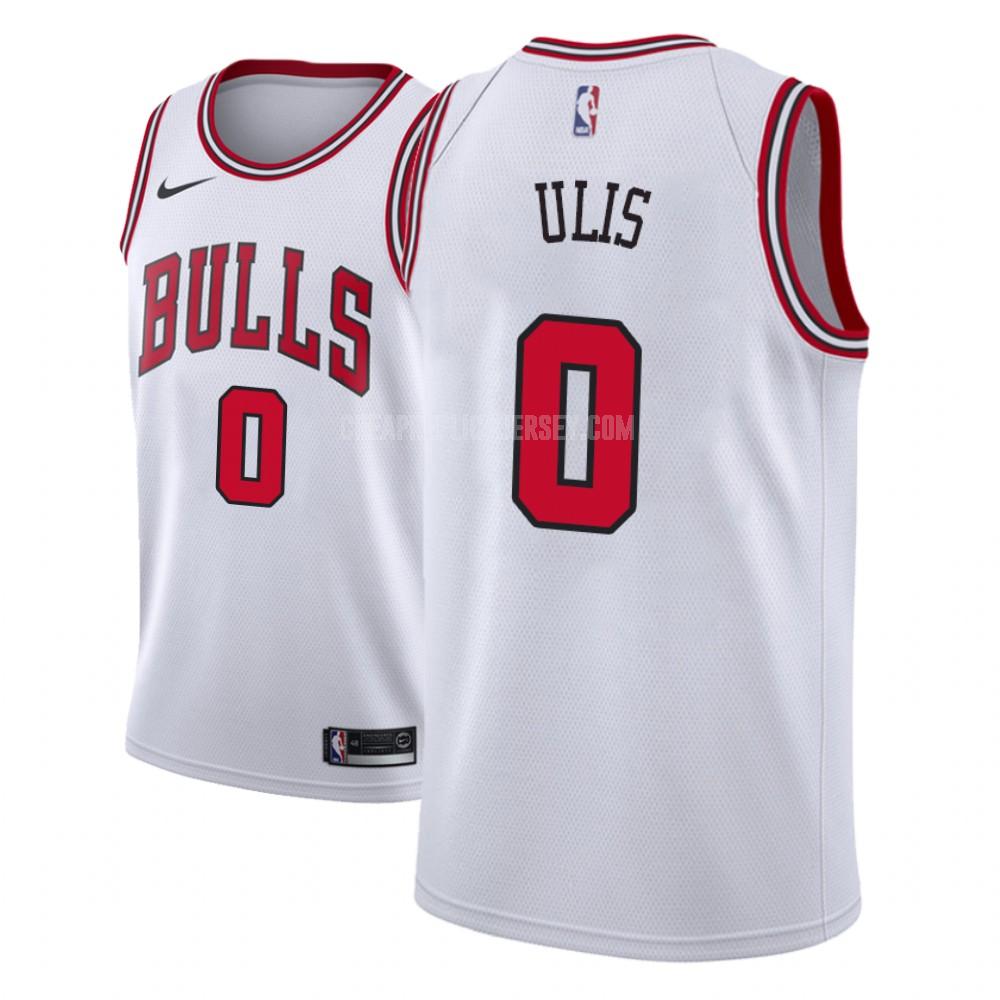 men's chicago bulls tyler ulis 0 white association replica jersey