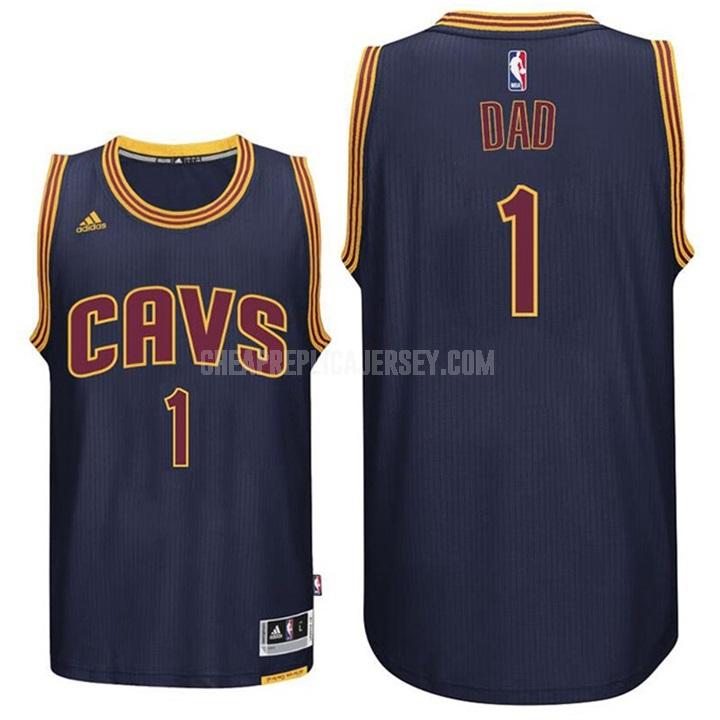 men's cleveland cavaliers dad 1 navy fathers day replica jersey