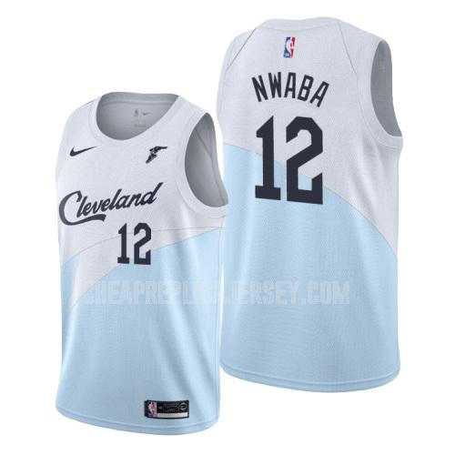men's cleveland cavaliers david nwaba 12 blue earned edition replica jersey