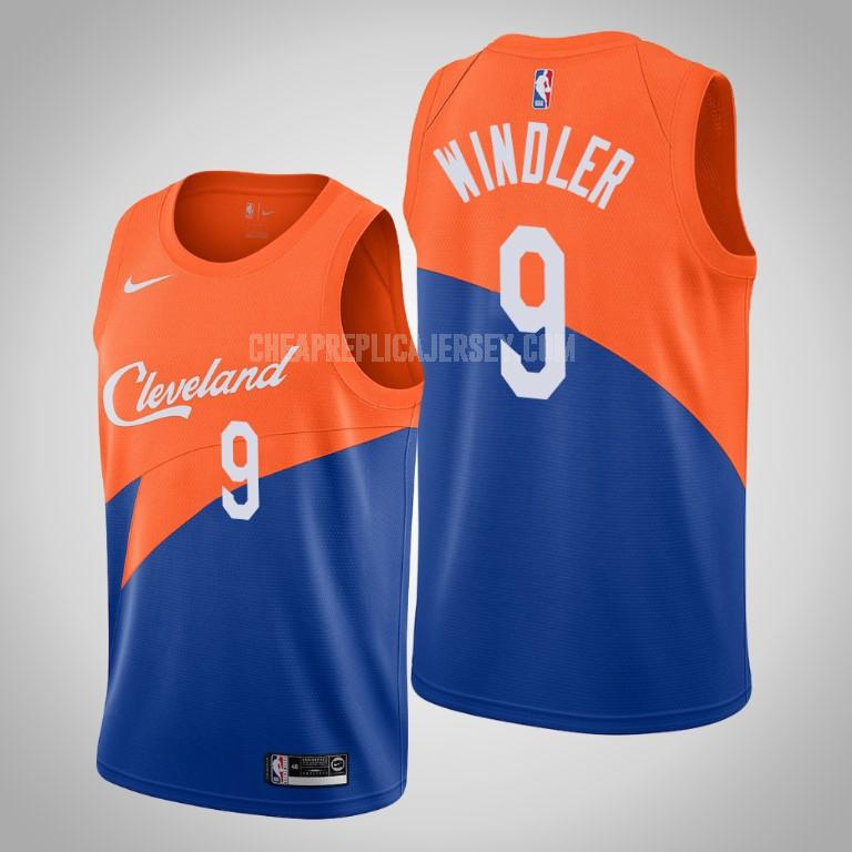 men's cleveland cavaliers dylan windler 9 blue city edition replica jersey