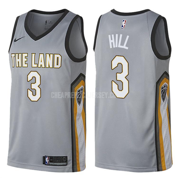 men's cleveland cavaliers george hill 3 gray city edition replica jersey