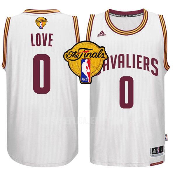 men's cleveland cavaliers kevin love 0 white finals replica jersey