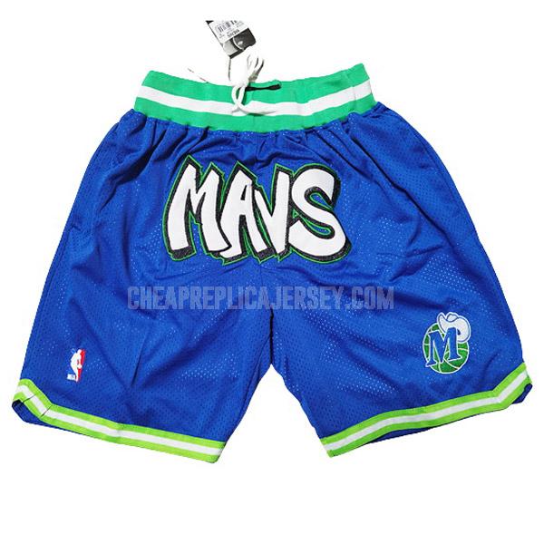 men's dallas mavericks blue retro xn1 basketball short