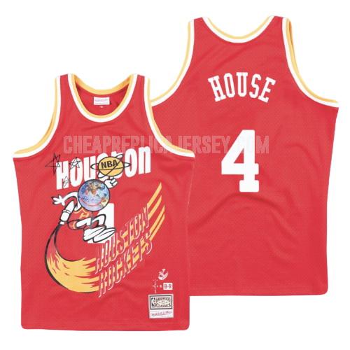 men's houston rockets danuel house 4 red hardwood classics replica jersey