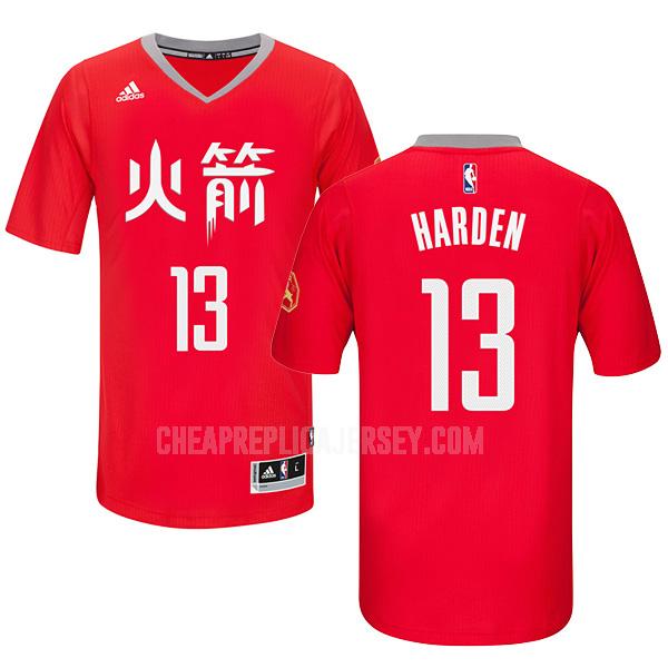 men's houston rockets james harden 13 red chinese new year replica jersey