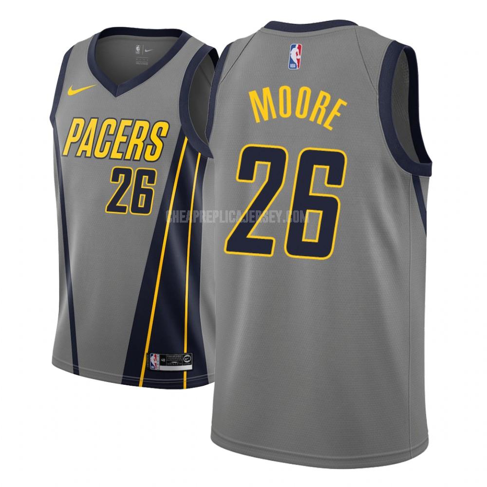 men's indiana pacers ben moore 26 gray city edition replica jersey
