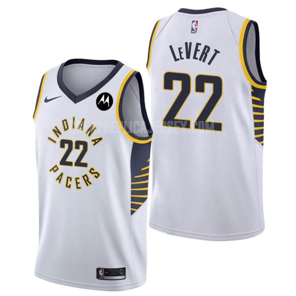 men's indiana pacers caris levert 22 white association edition replica jersey