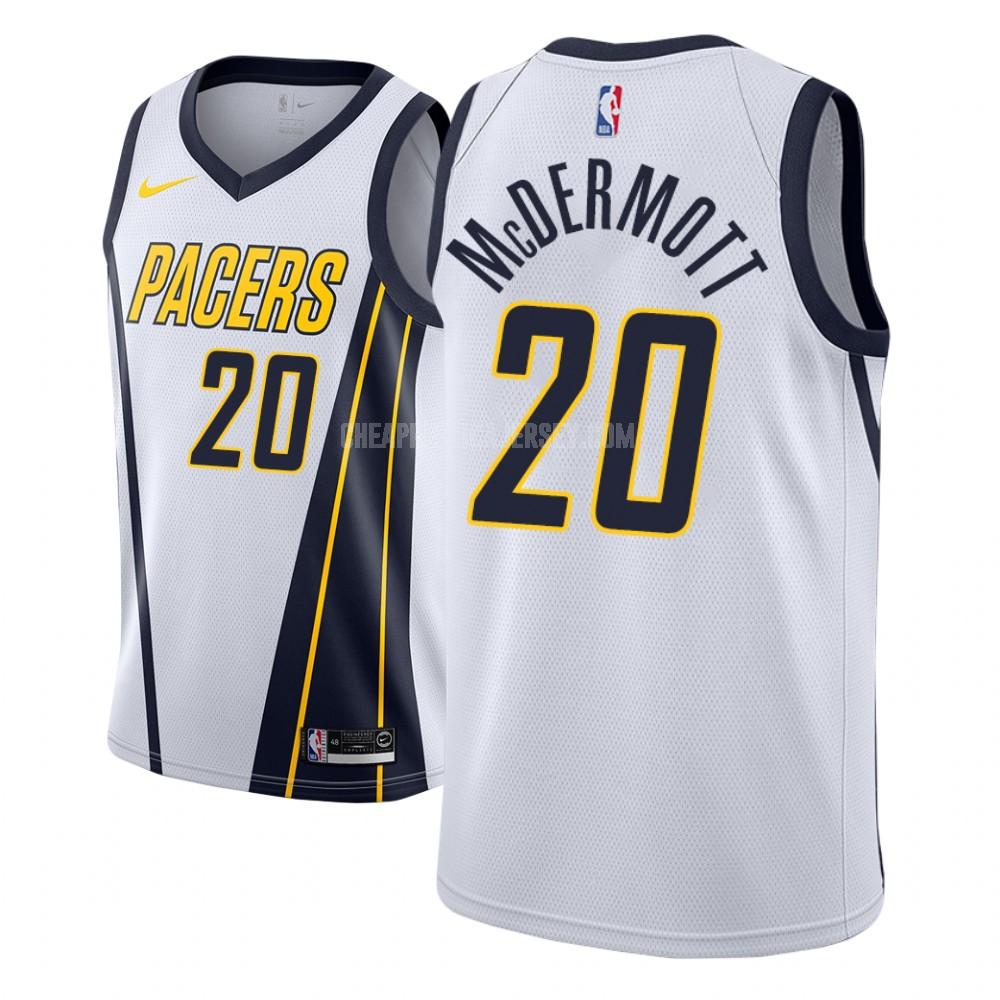 men's indiana pacers doug mcdermott 20 white earned edition replica jersey