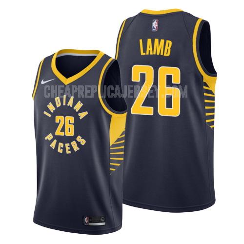 men's indiana pacers jeremy lamb 26 navy icon replica jersey