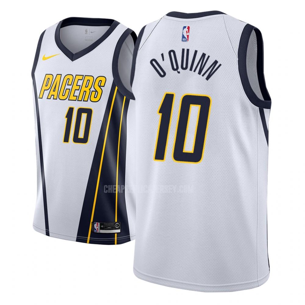 men's indiana pacers kyle o'quinn 10 white earned edition replica jersey