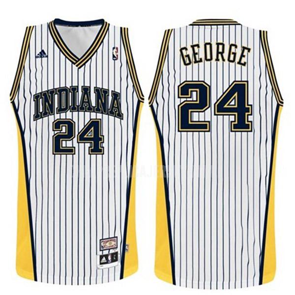 men's indiana pacers paul george 24 white hardwood classic replica jersey