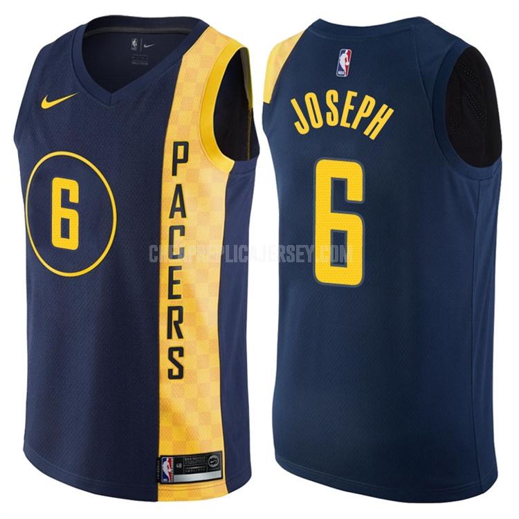 men's indiana pacers thaddeus young 21 navy city edition replica jersey