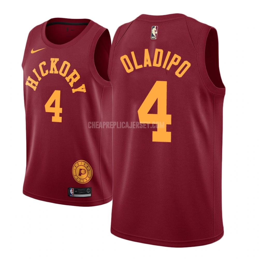 men's indiana pacers victor oladipo 4 red hardwood classic replica jersey