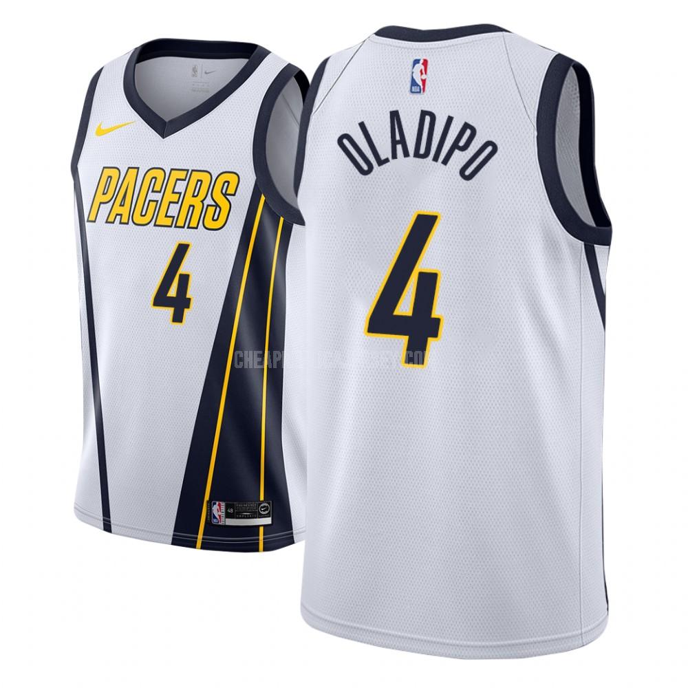 men's indiana pacers victor oladipo 4 white earned edition replica jersey