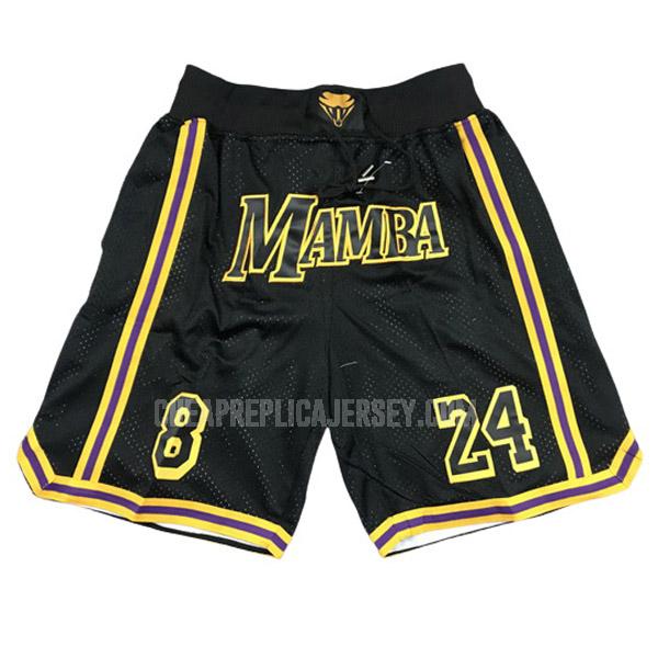 men's kobe bryant 8&24 black mamba basketball short