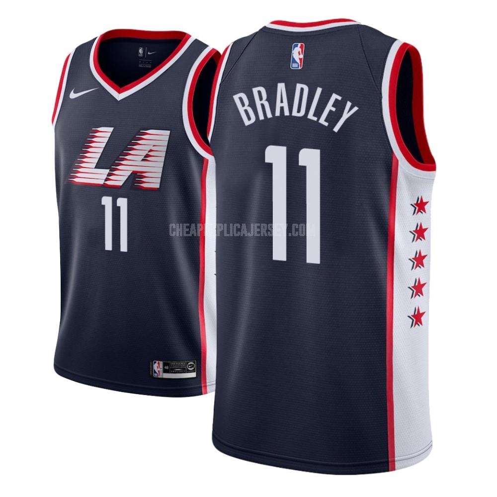 men's los angeles clippers avery bradley 11 navy city edition replica jersey