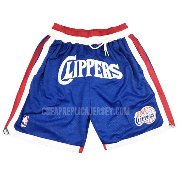 men's los angeles clippers blue just don kc1 basketball short