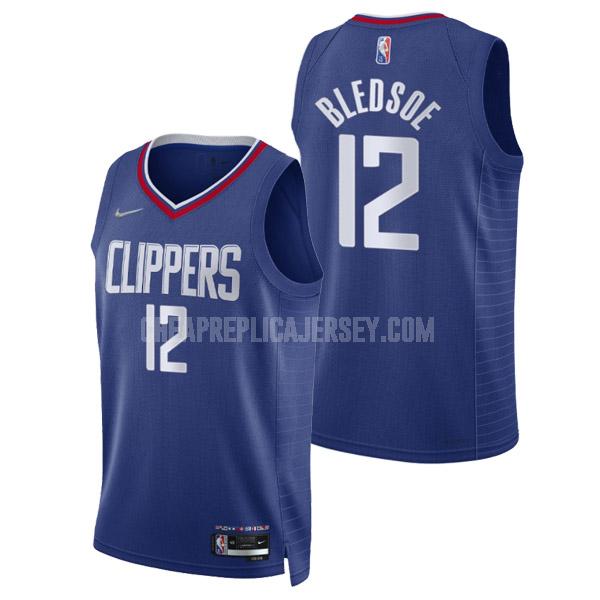 men's los angeles clippers eric bledsoe 12 blue icon edition replica jersey