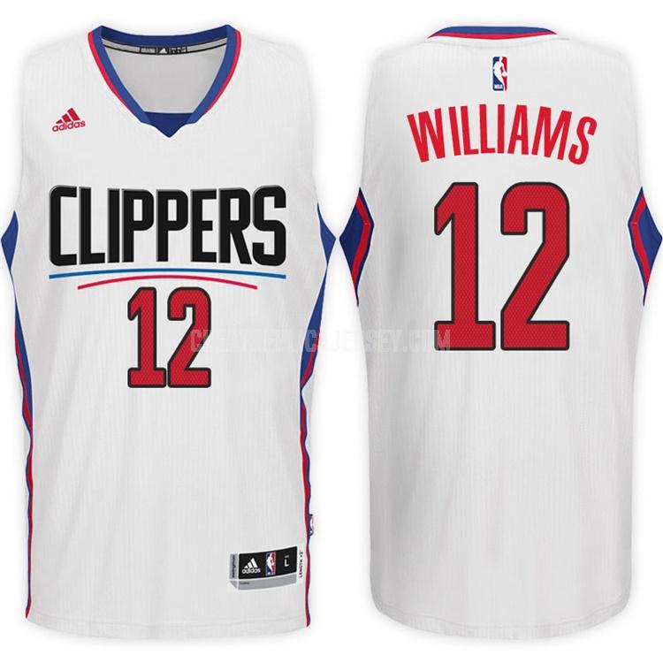 men's los angeles clippers lou williams 23 white home replica jersey