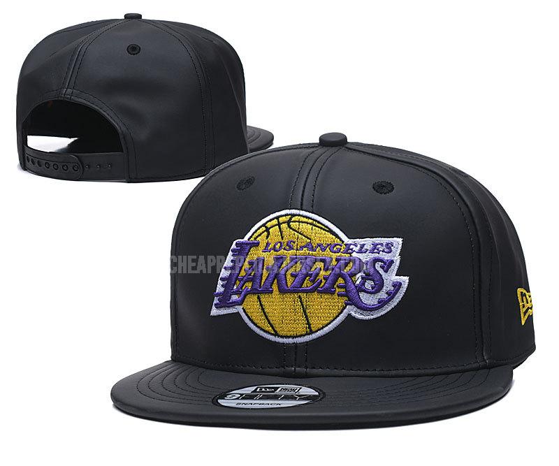 men's los angeles lakers black ne101 basketball hat