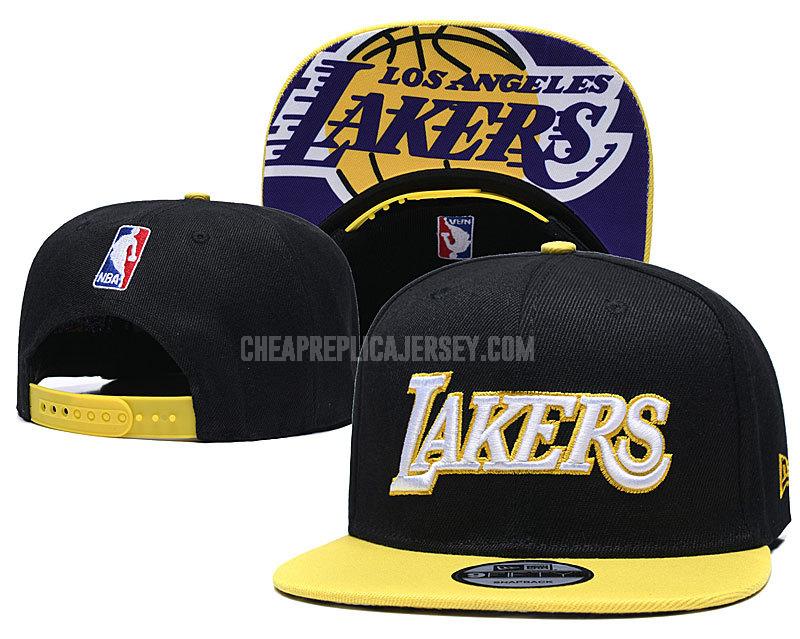 men's los angeles lakers black ne96 basketball hat