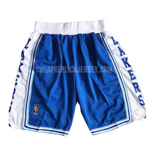 men's los angeles lakers blue-white hr1 basketball short
