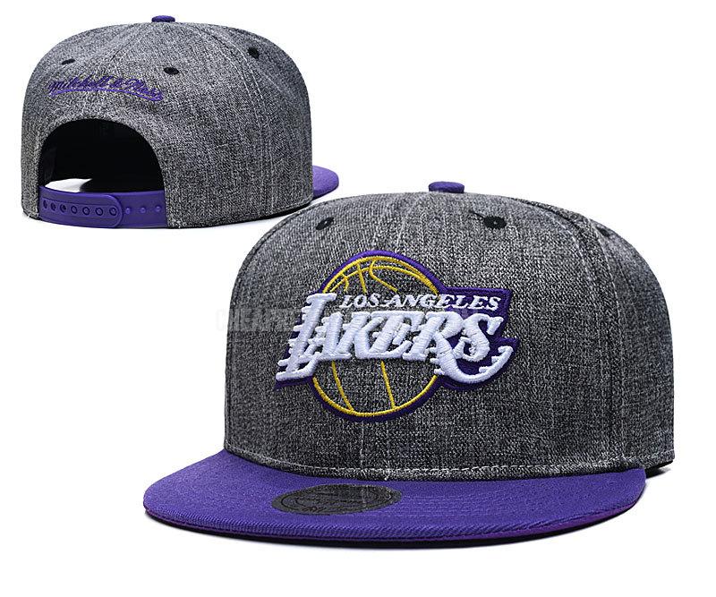 men's los angeles lakers gray ne104 basketball hat
