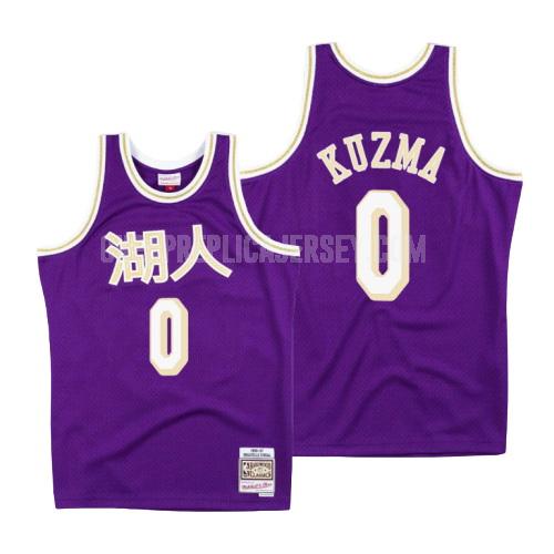 men's los angeles lakers kyle kuzma 0 purple chinese new year replica jersey