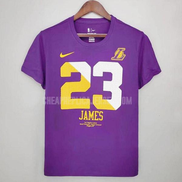 men's los angeles lakers lebron james 23 purple 417a49 t-shirt