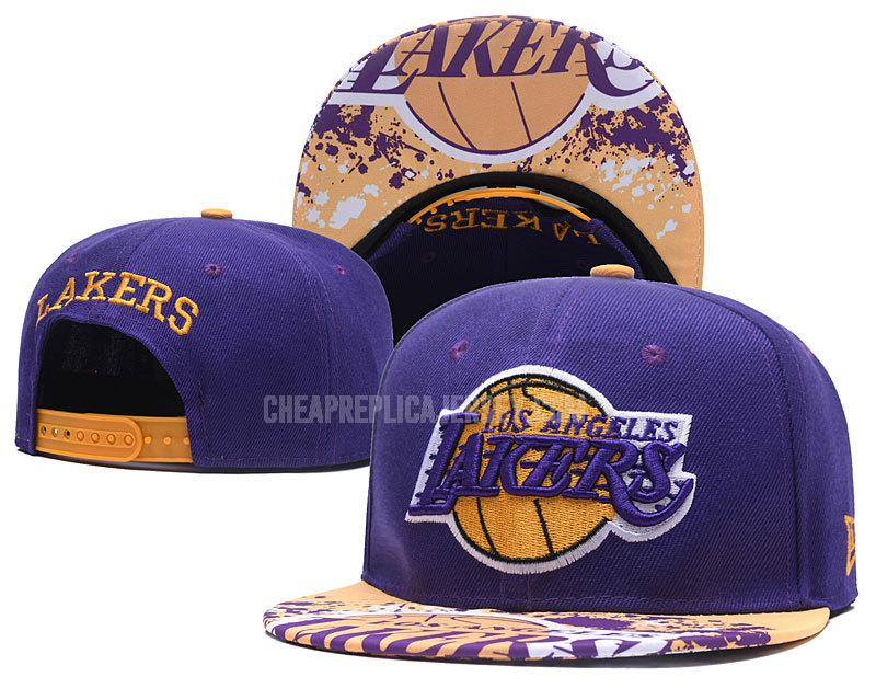 men's los angeles lakers purple ne118 basketball hat