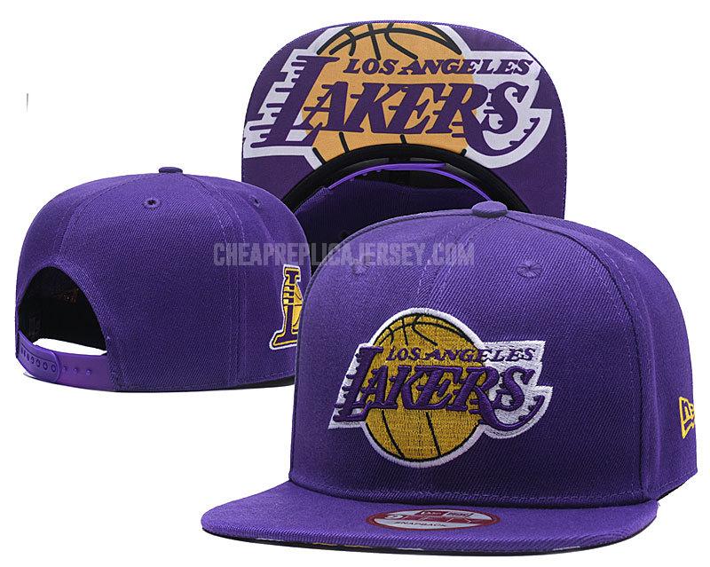 men's los angeles lakers purple ne126 basketball hat